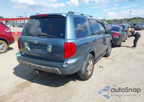 2005 Honda Pilot Ex from USA, damaged, VIN 5FNYF18455B066907